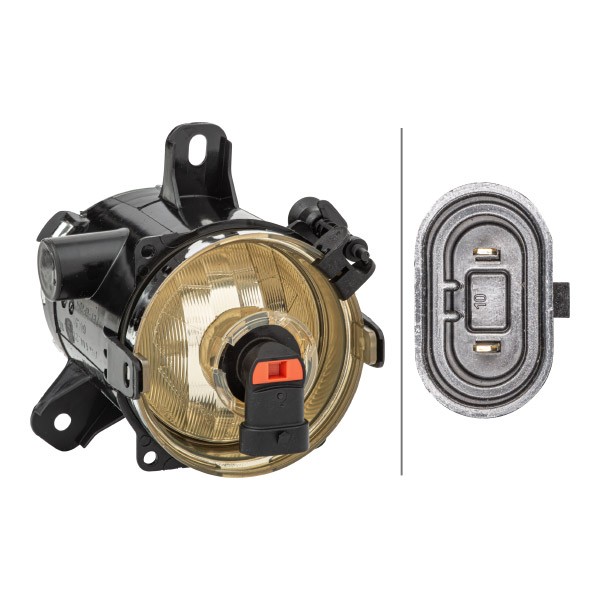 HELLA Fog Light Article number: 1N0 354 824-021 cheaply