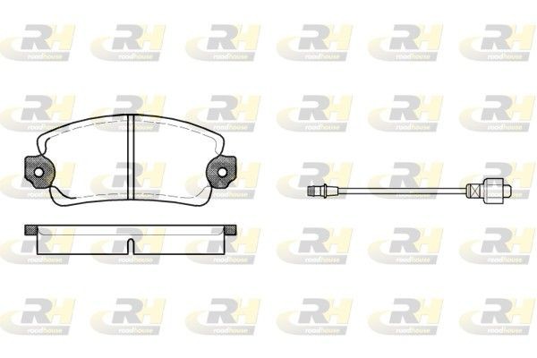 ROADHOUSE Brake pad set Article number: 2025.12 cheaply