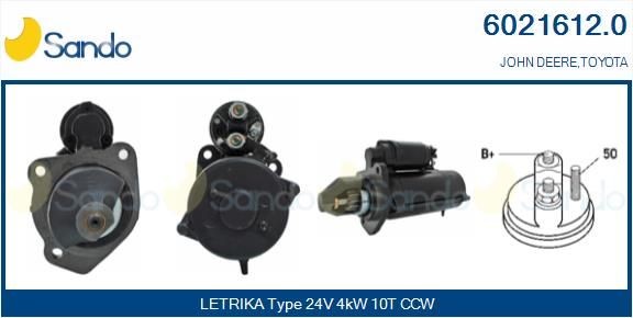 SANDO Alternator Article number: 2035336.0 cheaply