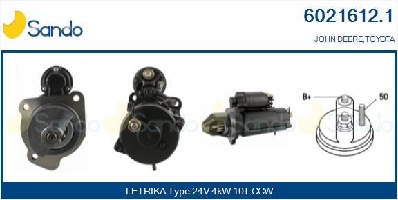 SANDO Alternator Article number: 2035336.1 cheaply