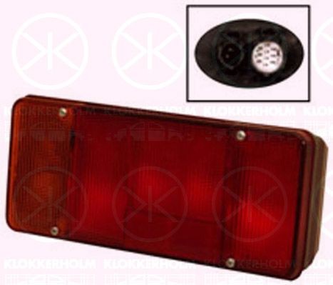 KLOKKERHOLM Rear light Article number: 20930715 cheaply