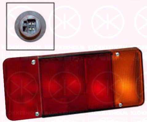 KLOKKERHOLM Rear light Article number: 20960701 cheaply
