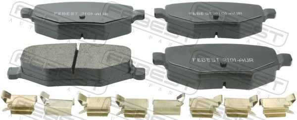 FEBEST Brake pad set Article number: 2101-AUR cheaply