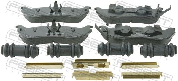 FEBEST Brake pad set Article number: 2101-EXPIVR cheaply