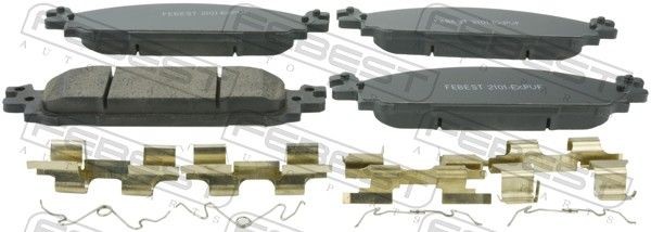 FEBEST Brake pad set Article number: 2101-EXPVF cheaply