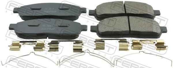 FEBEST Brake pad set Article number: 2101-F150F cheaply
