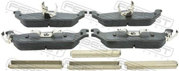 FEBEST Brake pad set Article number: 2101-F150R cheaply