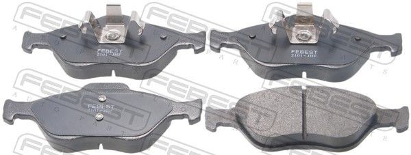FEBEST Brake pad set Article number: 2101-JHF cheaply