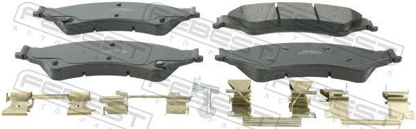 FEBEST Brake pad set Article number: 2101-RNGF cheaply