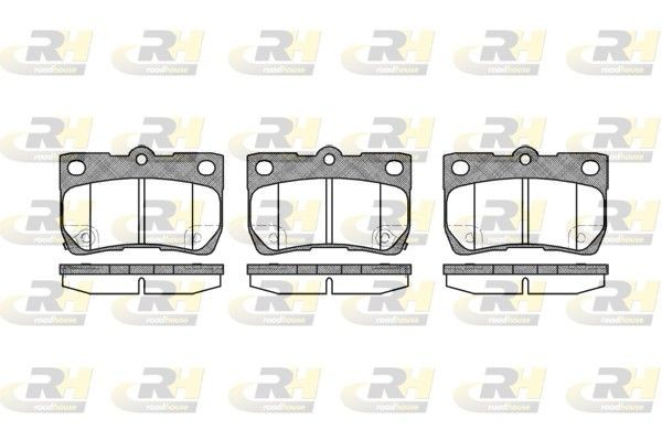ROADHOUSE Brake pad set Article number: 21181.02 cheaply