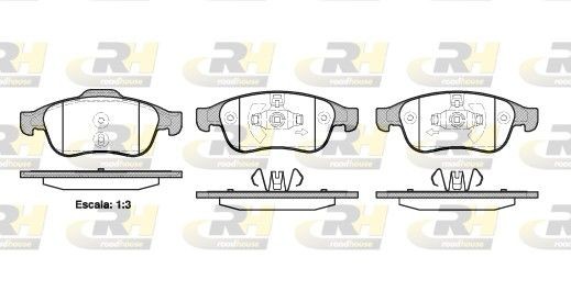 ROADHOUSE Brake pad set Article number: 21248.10 cheaply