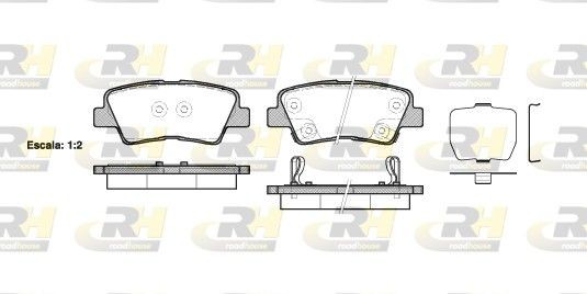 ROADHOUSE Brake pad set Article number: 21362.02 cheaply