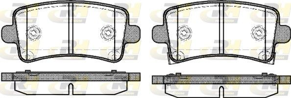 ROADHOUSE Brake pad set Article number: 21388.04 cheaply