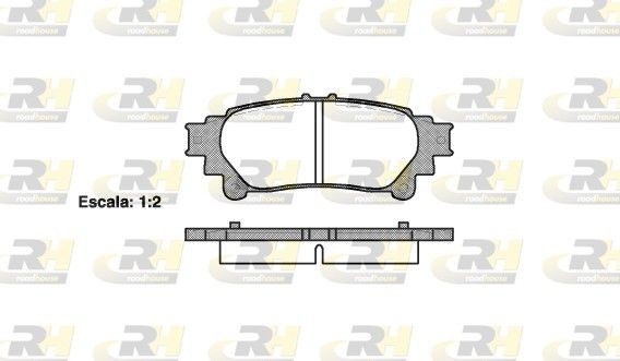 ROADHOUSE Brake pad set Article number: 21395.00 cheaply