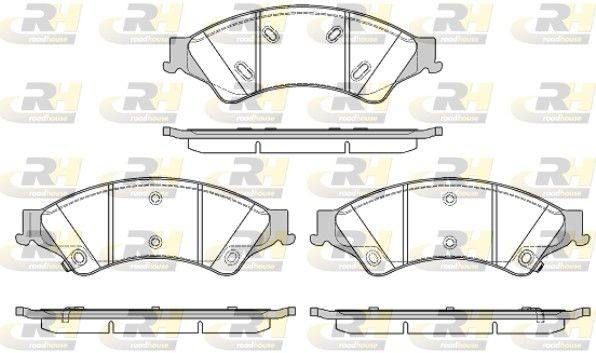ROADHOUSE Brake pad set Article number: 21524.02 cheaply