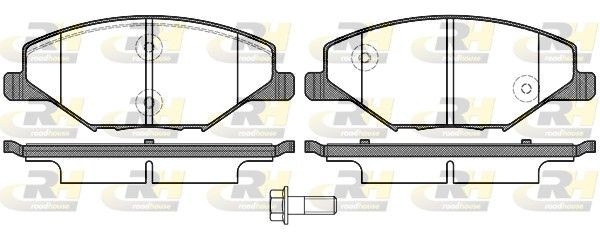 ROADHOUSE Brake pad set Article number: 21553.00 cheaply