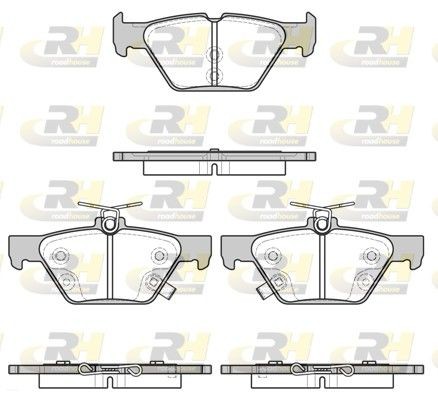 ROADHOUSE Brake pad set Article number: 21638.02 cheaply