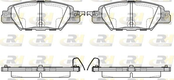 ROADHOUSE Brake pad set Article number: 21677.00 cheaply