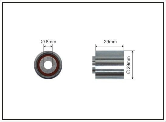 CAFFARO Timing belt deflection pulley Article number: 217-94 cheaply