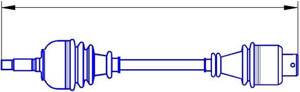 SERCORE Drive shaft Article number: 22785 cheaply