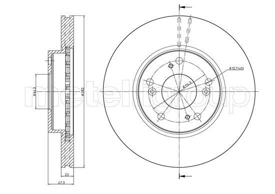 METELLI Brake disc Article number: 23-1685C cheaply