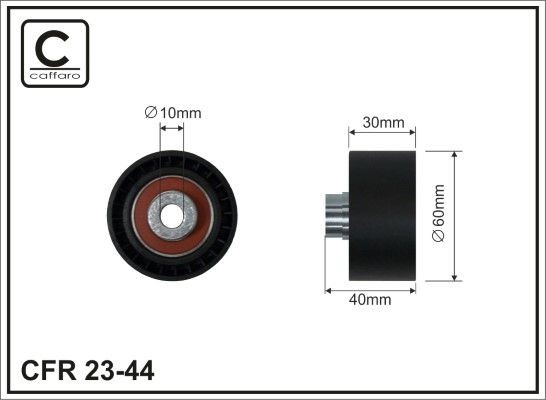 CAFFARO Timing belt deflection pulley Article number: 23-44 cheaply