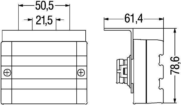 HELLA Side Marker Light Article number: 2PS 340 000-051 cheaply