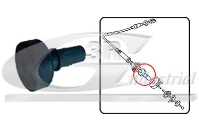 3RG 24722 Bearing, clutch lever JETTA 1.8 84 PS Petrol 1992