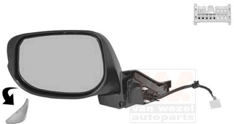 VAN WEZEL Wing mirror Article number: 2511807 cheaply