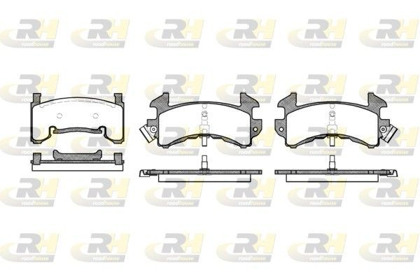 ROADHOUSE Brake pad set Article number: 2515.00 cheaply
