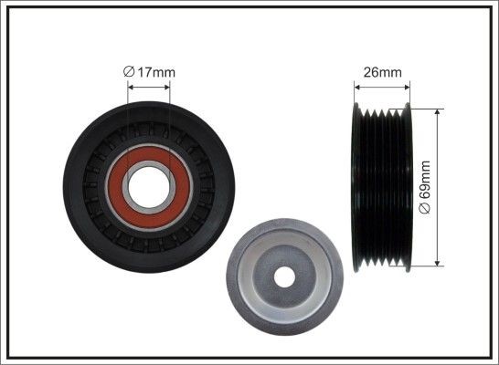 CAFFARO Tensioner pulley Article number: 268-00 cheaply
