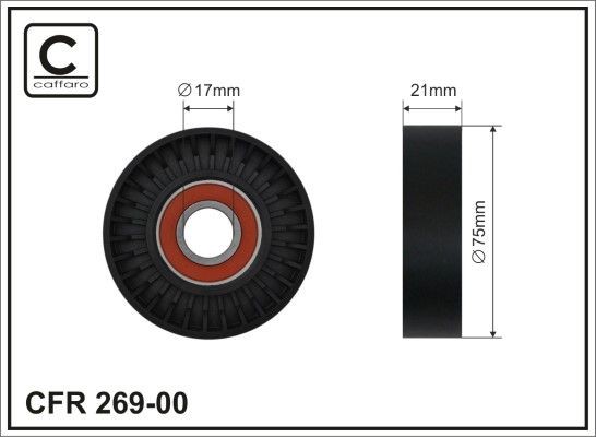 CAFFARO Tensioner pulley Article number: 269-00 cheaply