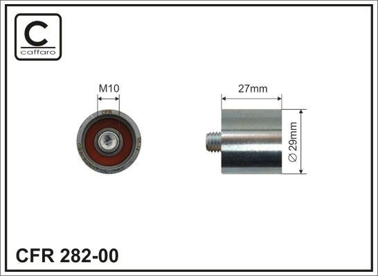 CAFFARO Timing belt tensioner pulley Article number: 282-00 cheaply