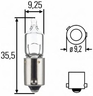 HELLA Bulb Article number: 8GH 007 643-171 cheaply