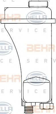HELLA Coolant expansion tank Article number: 8MA 376 705-401 cheaply