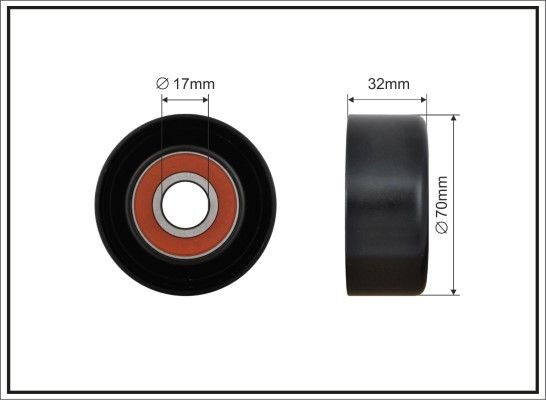 CAFFARO Tensioner pulley Article number: 318-00 cheaply