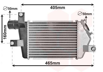 VAN WEZEL Intercooler Article number: 32014702 cheaply