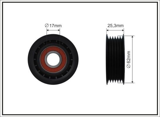 CAFFARO Tensioner pulley Article number: 324-00 cheaply