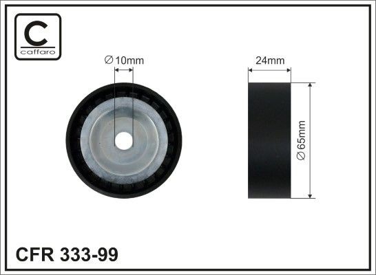 CAFFARO Tensioner pulley Article number: 333-99 cheaply