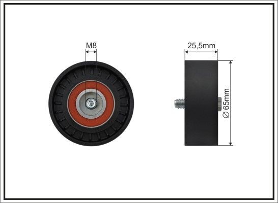 CAFFARO Deflection / Guide Pulley, v-ribbed belt Article number: 348-00 cheaply