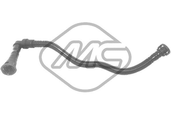 Metalcaucho Slange, krumtaphusventilation Varenummer: 35009 billige