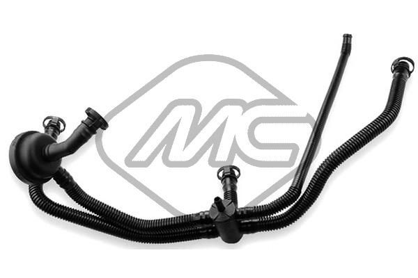 Metalcaucho Slange, krumtaphusventilation Varenummer: 35053 billige