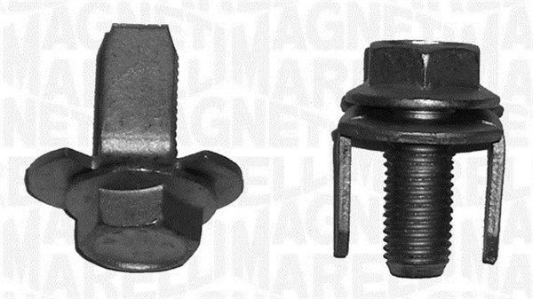 MAGNETI MARELLI 363915110034 Monteringssæt til bremseklodser KANGOO D 55 1.9 54 HK Diesel