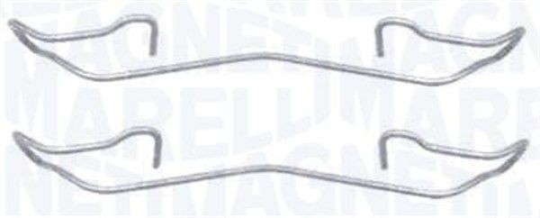 MAGNETI MARELLI 363915110087 Monteringssæt til bremseklodser MEGANE 1.6 Flex 110 HK Benzin/Ethanol 2012