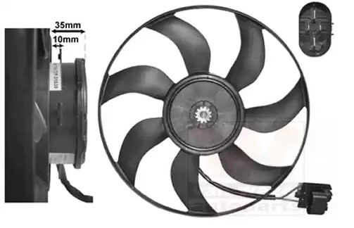 VAN WEZEL Fan, radiator Article number: 3749745 cheaply