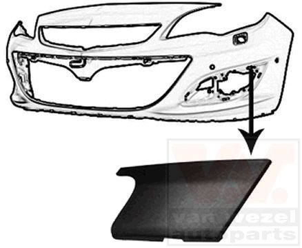 VAN WEZEL Cover, bumper Article number: 3753491 cheaply