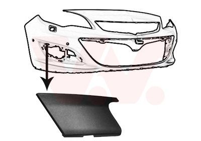 VAN WEZEL Cover, bumper Article number: 3753492 cheaply