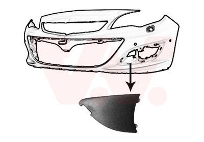VAN WEZEL Cover, bumper Article number: 3753493 cheaply