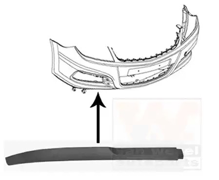 VAN WEZEL Front splitter Article number: 3769502 cheaply
