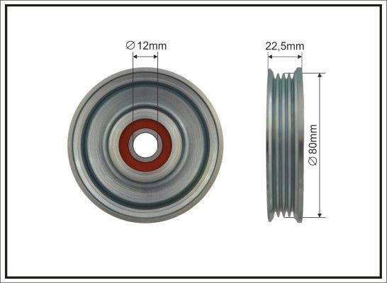 CAFFARO Deflection / Guide Pulley, v-ribbed belt Article number: 379-133 cheaply